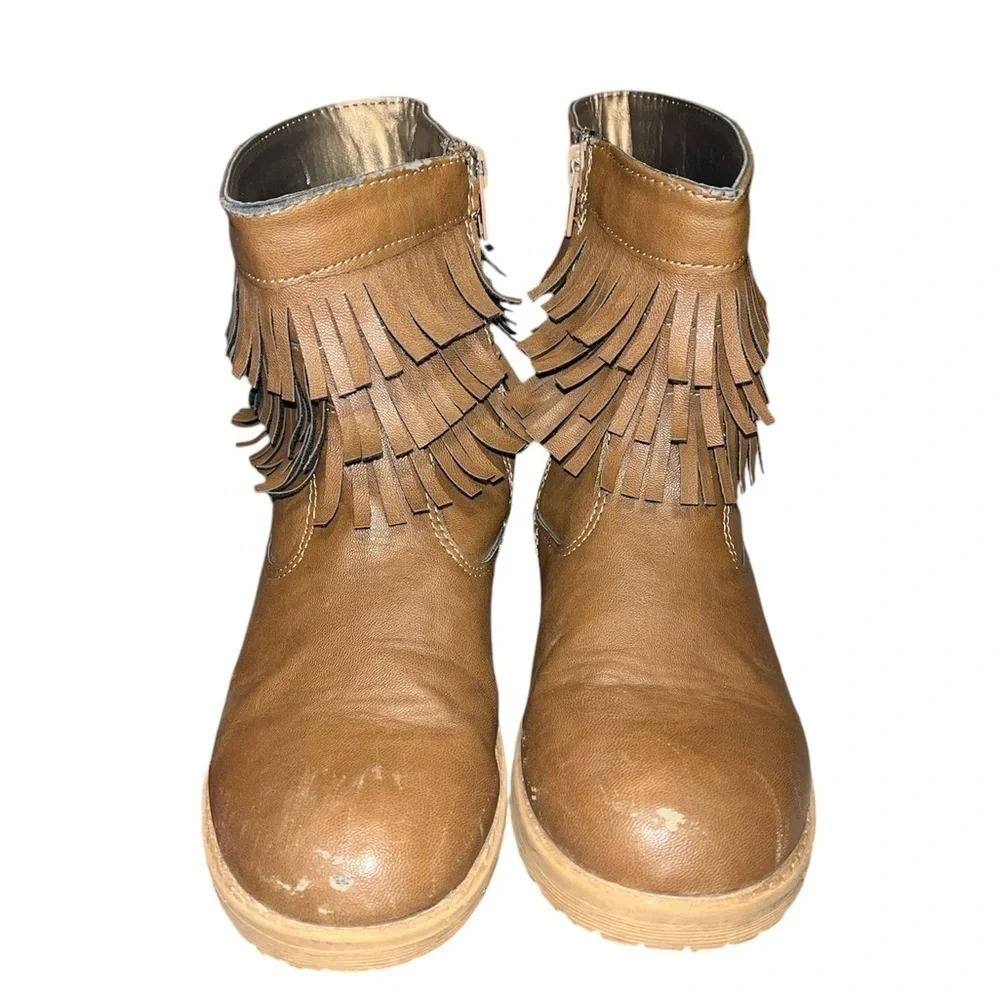 Jelly Beans Fringed Cowgirl Boots - Picture 2 of 9